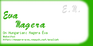 eva magera business card